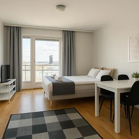 Finland Tampella - View, Own Sauna, One Bedroom, Furnished Balcony And Great Location *